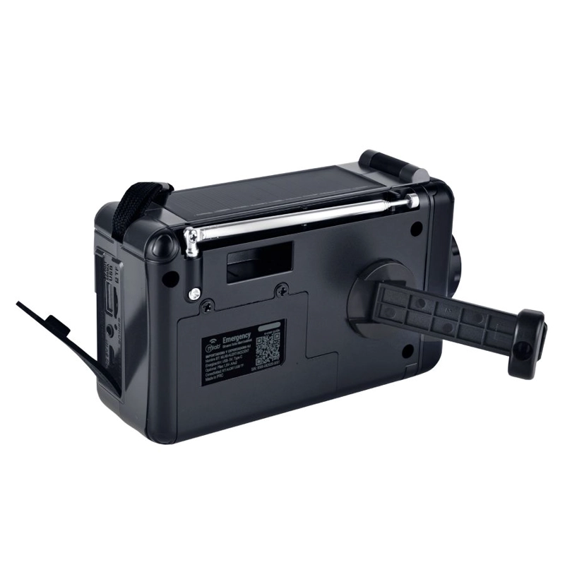 RADIO EMERGENCIA MLAB SOLAR Y DINAMO CON LAMPARA RECARGABLE 9585 - 4