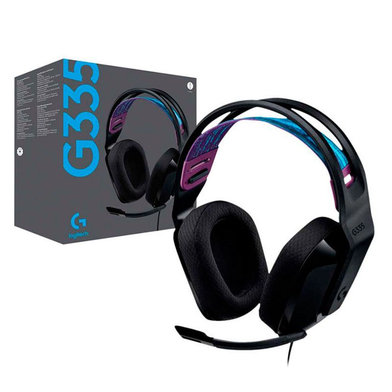 AUDIFONOS GAMER LOGITECH G G335 CON MICROFONO, OVER-EAR Y JACK DE 3.5 MM - 3