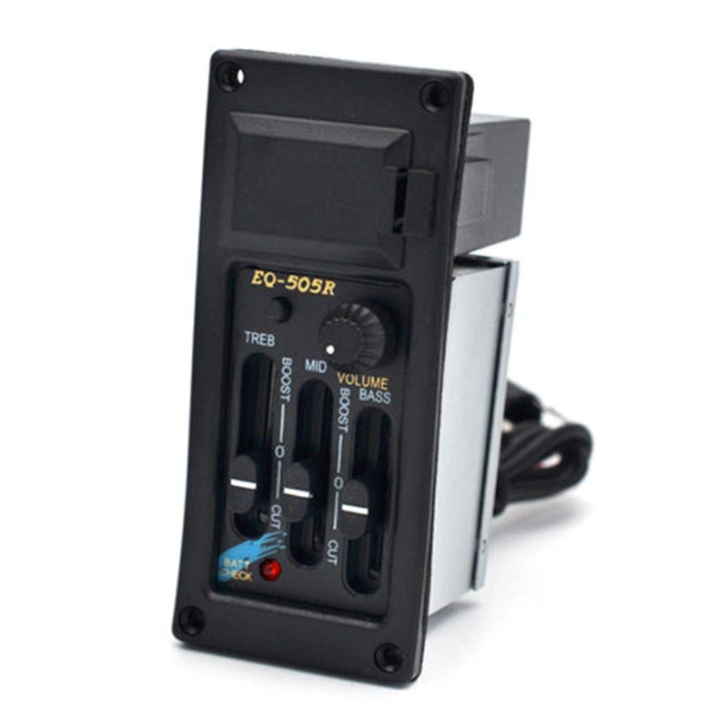 GUITARRA ELECTROACUSTICA MERCURY MEAN1 39 PULGADAS COLOR NEGRO CON FUNDA - 3