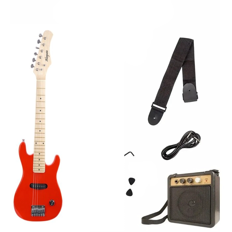 PACK GUITARRA ELECTRICA JUNIOR ALAGUEZ CON AMPLIFICADOR 5W Y FUNDA - 2