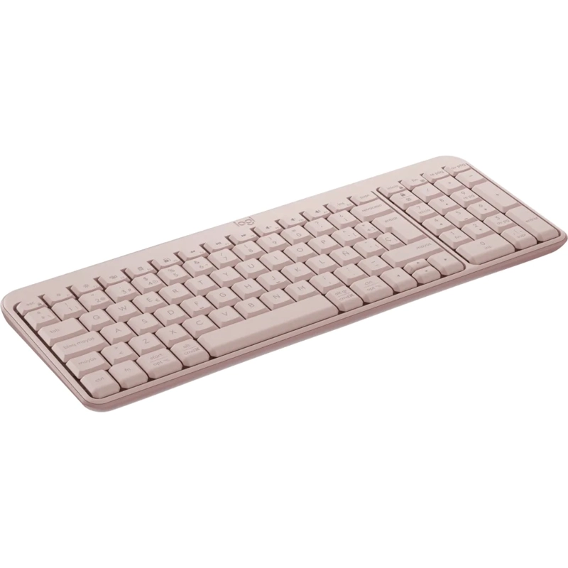 TECLADO INALAMBRICO ESPAÑOL LOGITECH K250 ROSADO ALTA CALIDAD - 1