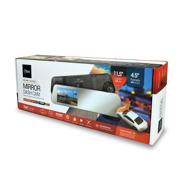 CAMARA AUTOMOVIL DVR FHD FORMATO ESPEJO RETROVISOR 1080P MLAB 9319 - 6
