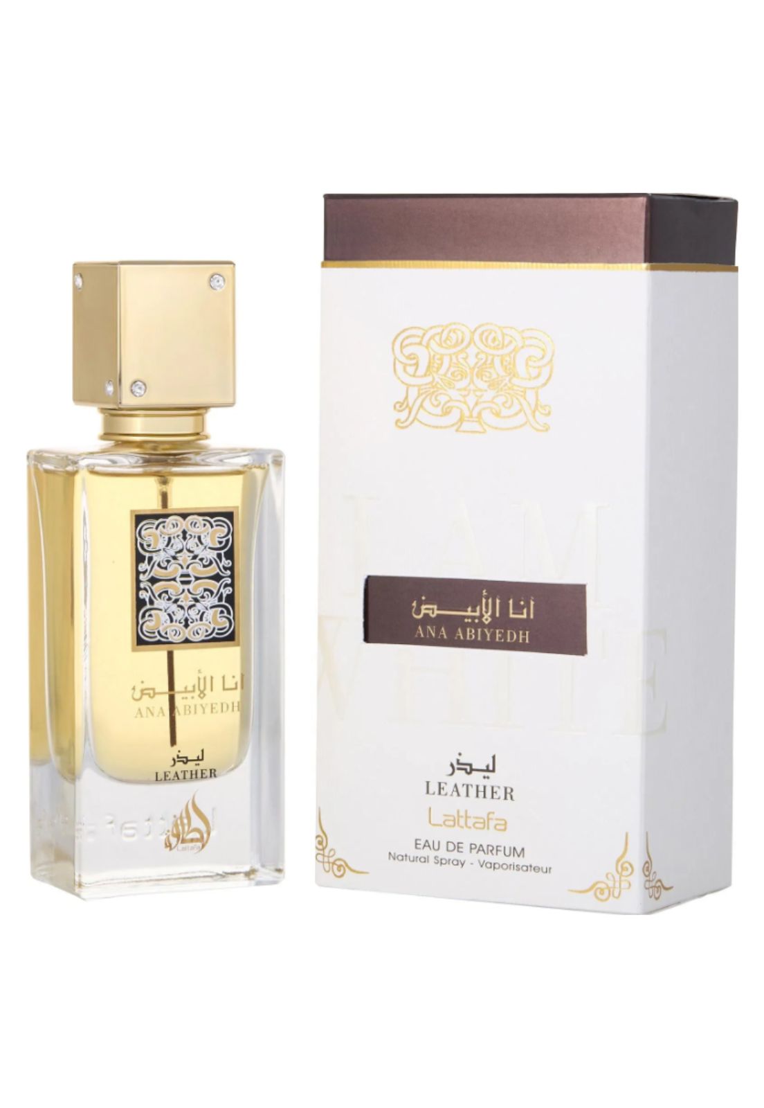 PERFUME LATTAFA ANA ABIYEDH LEATHER 60 ML EDP - 1