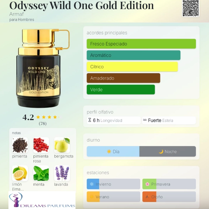 PERFUME ARMAF ODYSSEY WILD ONE 100 ML EDP - 1