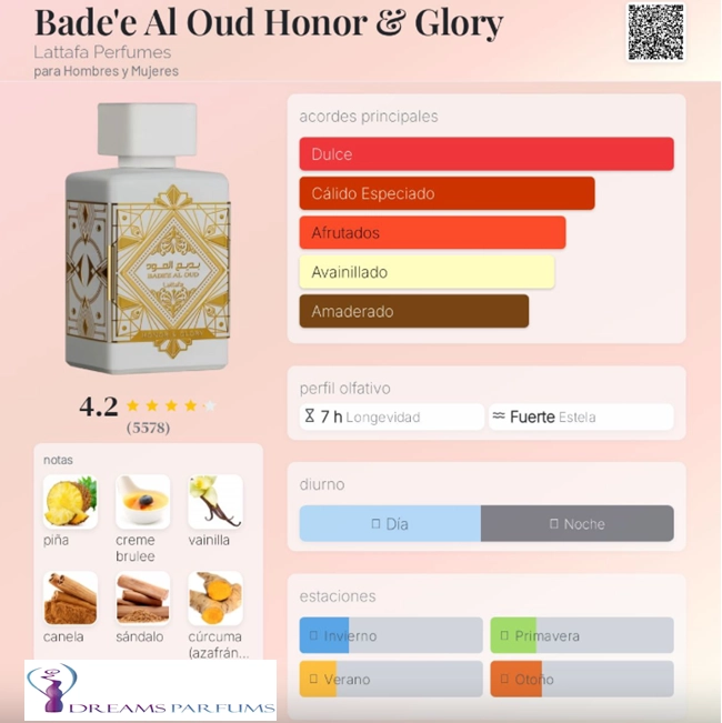 LATTAFA BADE'E AL OUD HONOR & GLORY 100 ML EDP - 1