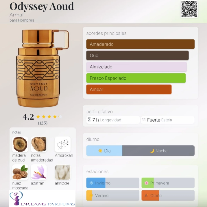 PERFUME ARMAF ODYSSEY AOUD 100 ML EDP - 1