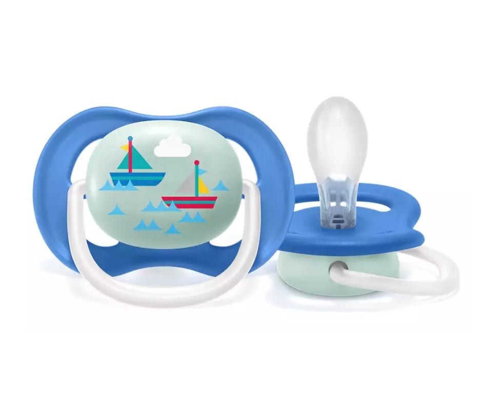 CHUPETE AVENT ULTRA AIR COLLECTION BARCOS 6-18M SCF081/07 TRANSPARENTE - 1