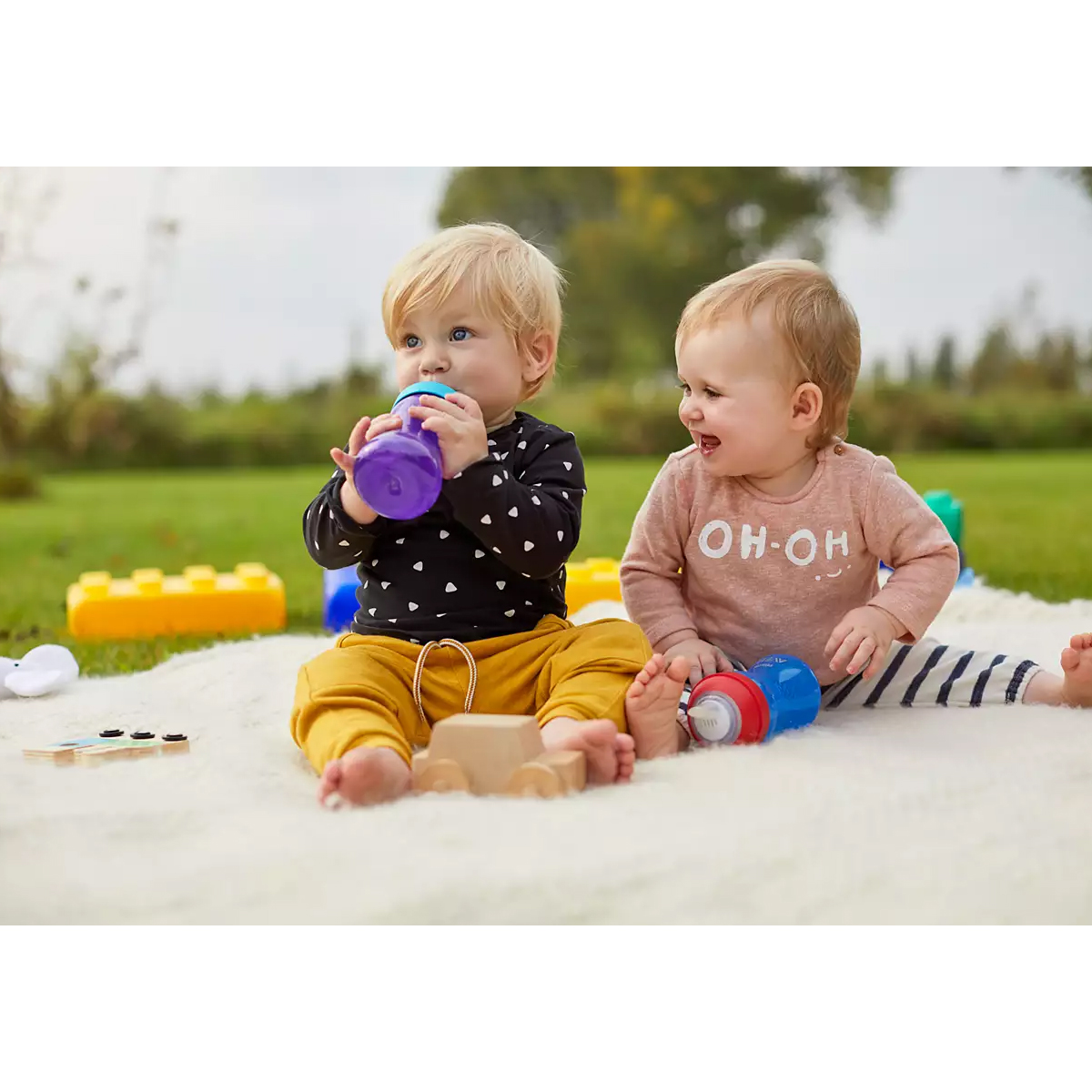 VASO AVENT CON BOQUILLA PHILIPS SCF802/01 300ML 9M+ AZUL - 7