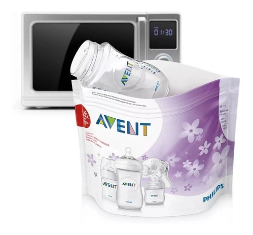 BOLSA ESTERILIZADORA MICROONDAS AVENT BLANCO PHILIPS SCF29705 - 2