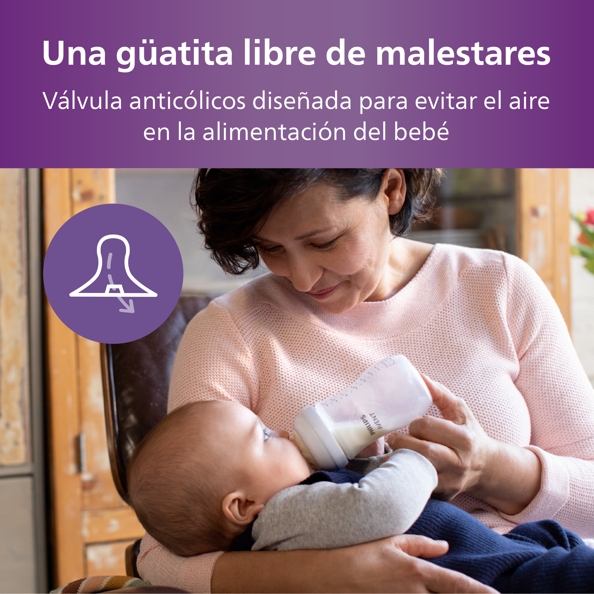 MAMADERAS NATURAL RESPONSE PHILIPS AVENT SCY903/02 1M+ 260ML - 4