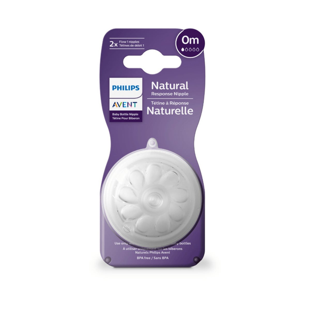 TETINAS NATURAL RESPONSE PHILIPS AVENT SCY961/02 0M FLUJO 1 - 2