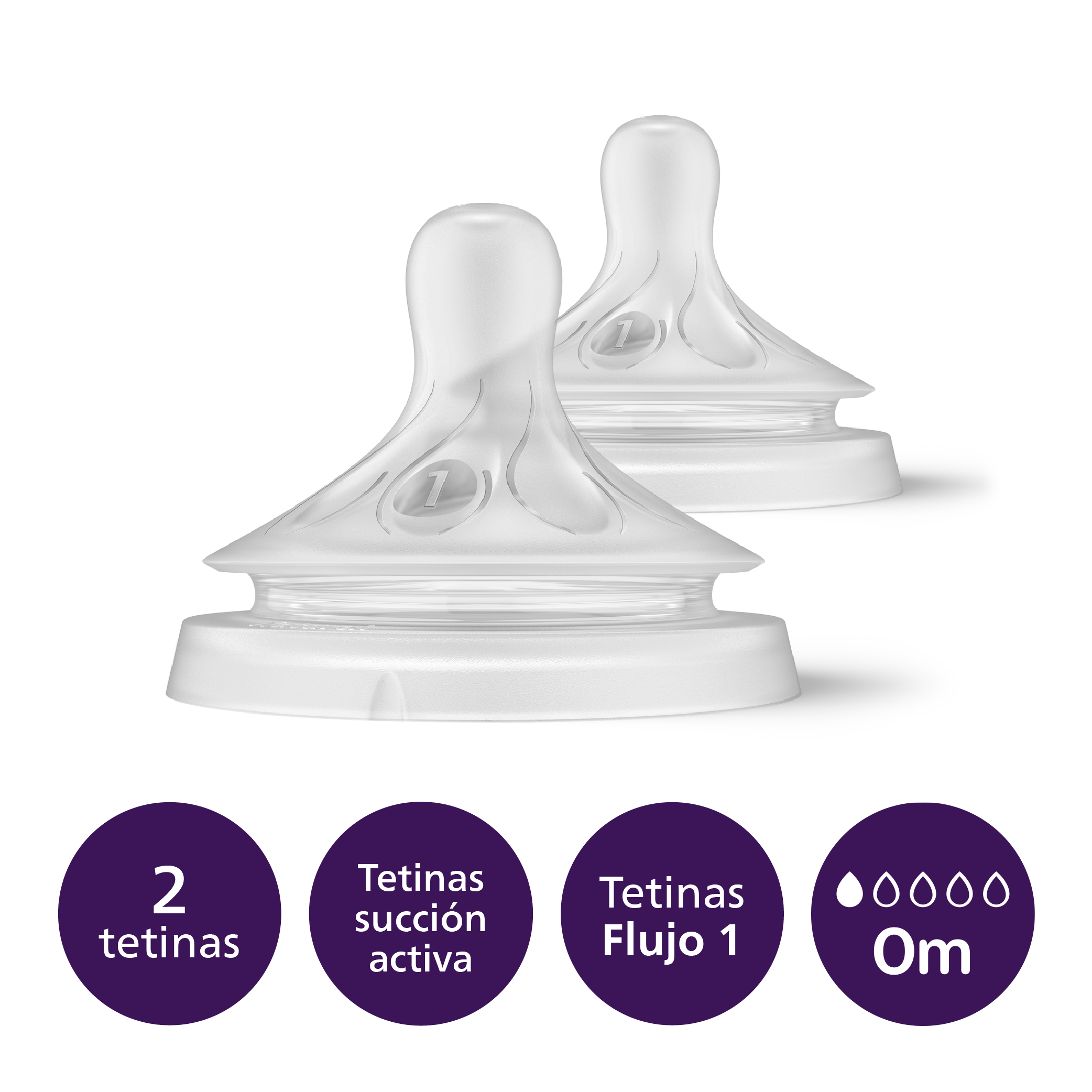 TETINAS NATURAL RESPONSE PHILIPS AVENT SCY961/02 0M FLUJO 1 - 3
