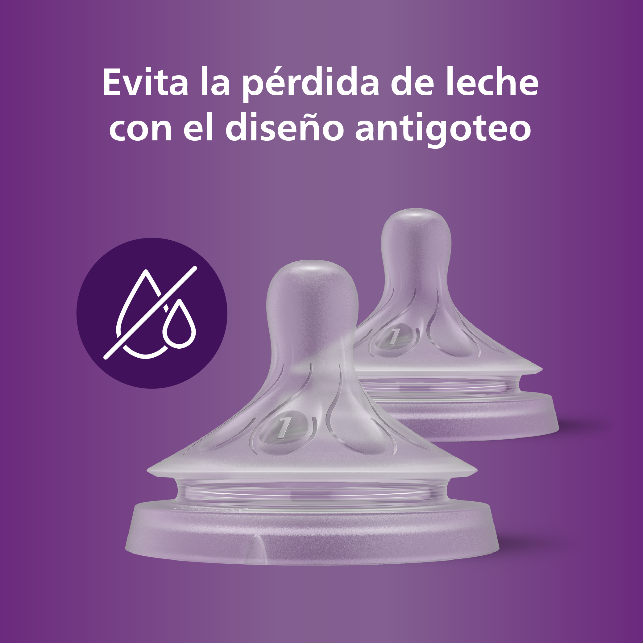TETINAS NATURAL RESPONSE PHILIPS AVENT SCY961/02 0M FLUJO 1 - 7