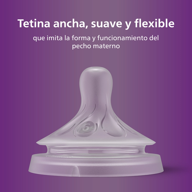 TETINAS NATURAL RESPONSE PHILIPS AVENT SCY966/02 6M+ FLUJO 6 - 5