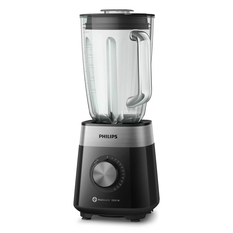 LICUADORA PHILIPS HR2242/90 1200W JARRA VIDRIO 2L 12 VELOC - 1