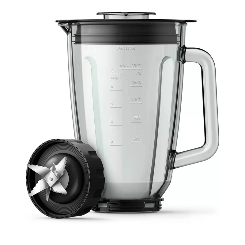 LICUADORA PHILIPS HR2242/90 1200W JARRA VIDRIO 2L 12 VELOC - 4