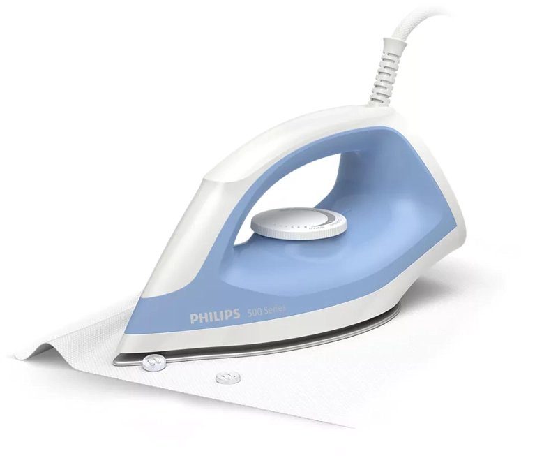 PLANCHA PHILIPS VAPOR SECA SERIE 500 DRY IRON DST0520/20 AZUL - 6