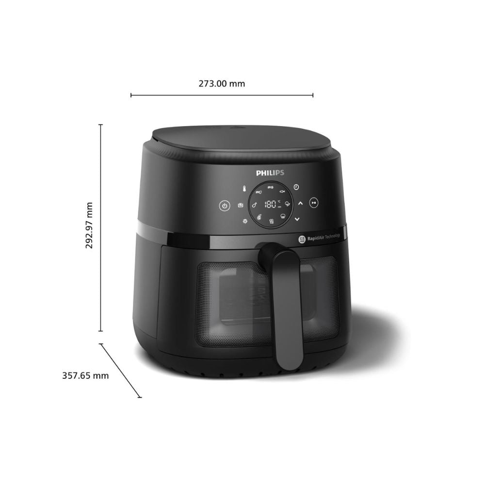 FREIDORA DE AIRE TACTIL PHILIPS NA220/00 4.2L CON RAPID AIR - 5