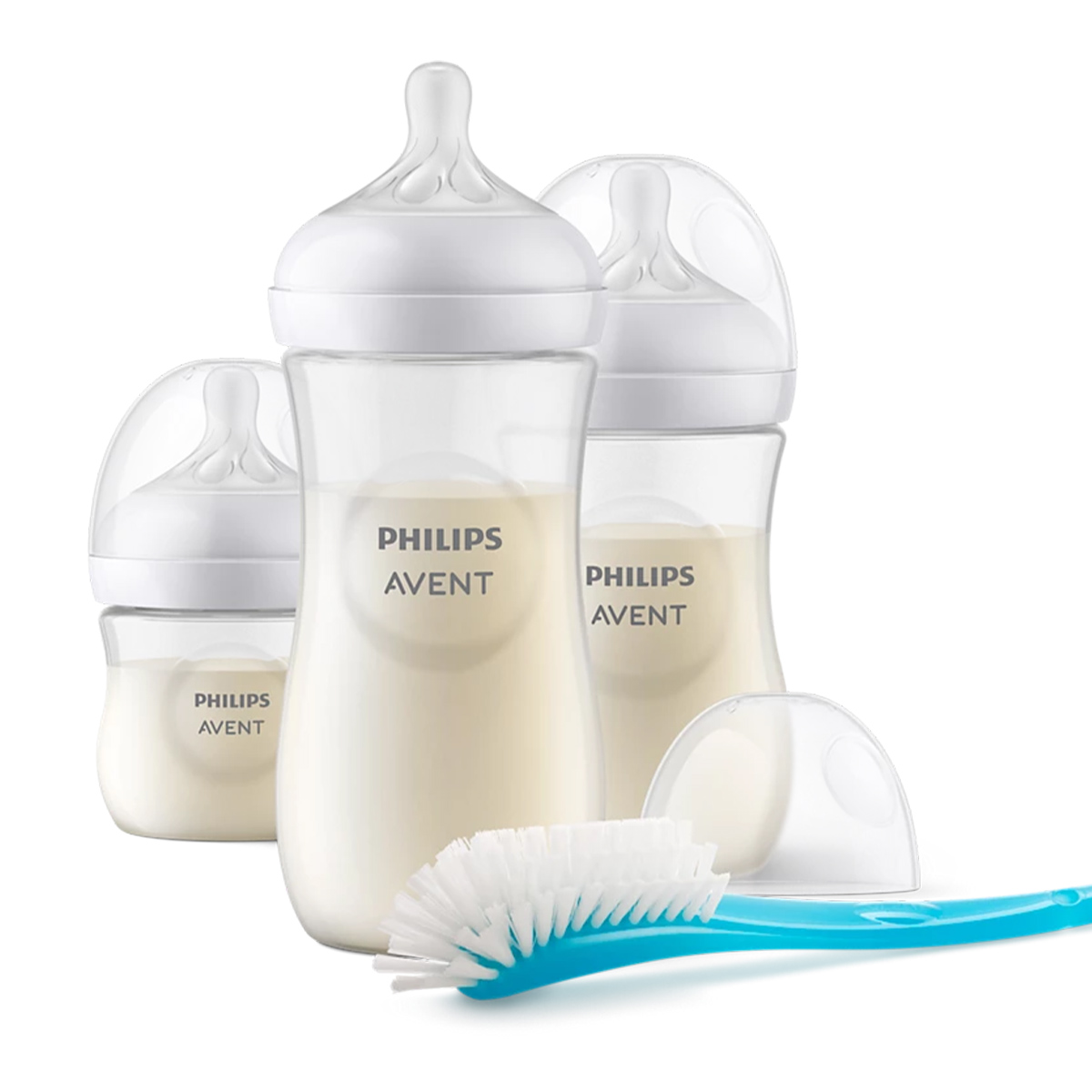 SET MAMADERAS PHILIPS AVENT SCD837/12 CON CEPILLO - 1