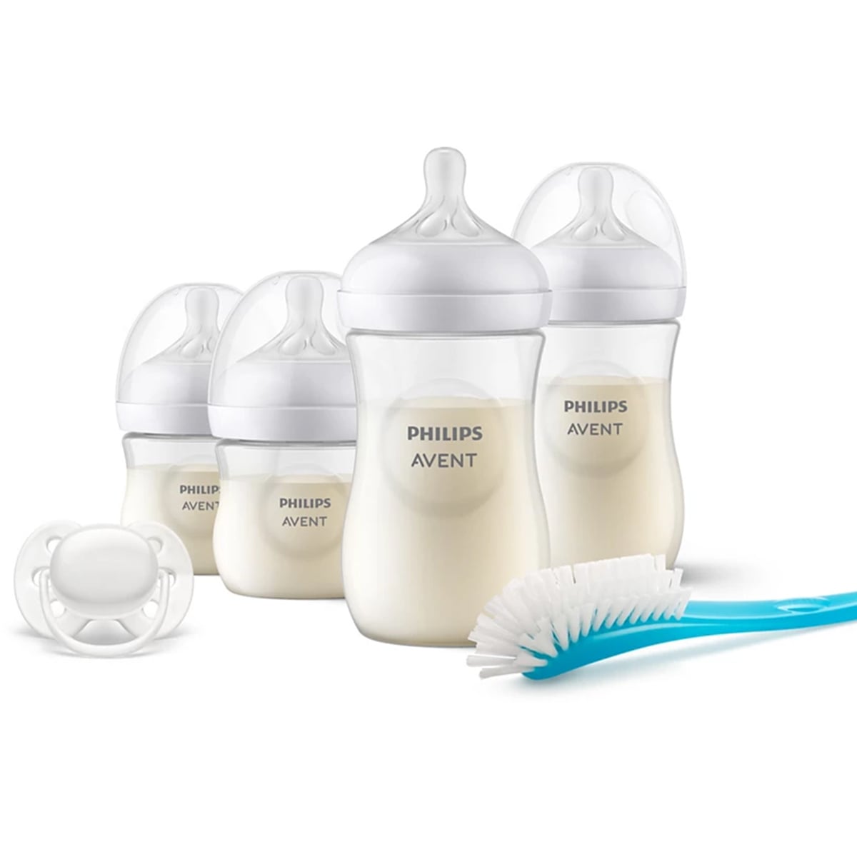 SET MAMADERAS PHILIPS AVENT SCD838/11 CON CHUPETE Y CEPILLO - 1