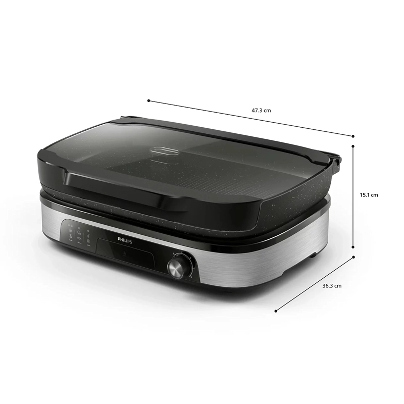 PARRILLA ELÉCTRICA 2400W AHUMADOR INFUSOR HD6212/90 PHILIPS - 2