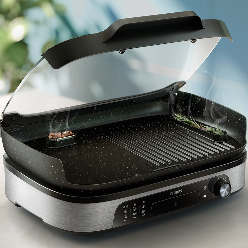 PARRILLA ELÉCTRICA 2400W AHUMADOR INFUSOR HD6212/90 PHILIPS - 3