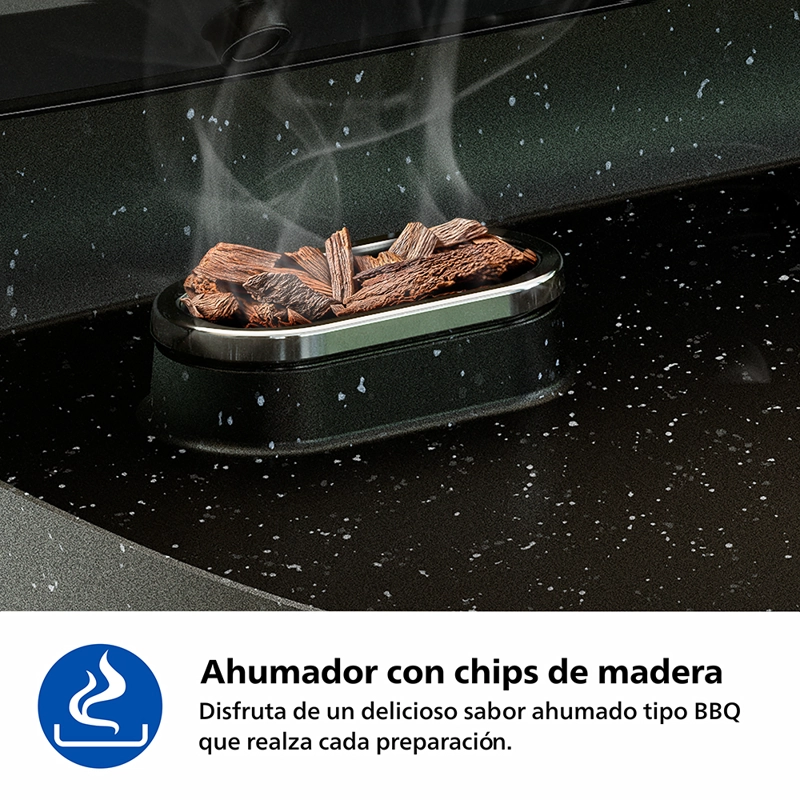 PARRILLA ELÉCTRICA 2400W AHUMADOR INFUSOR HD6212/90 PHILIPS - 5
