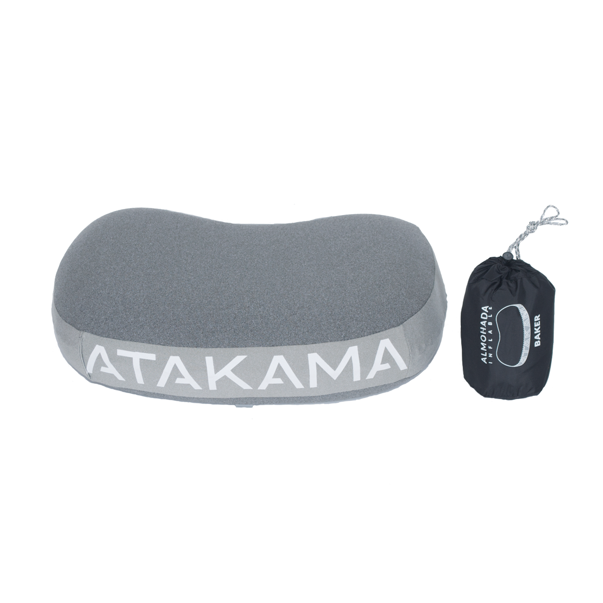 ALMOHADA ATAKAMA OUTDOOR INFLABLE BAKER GRIS - 2