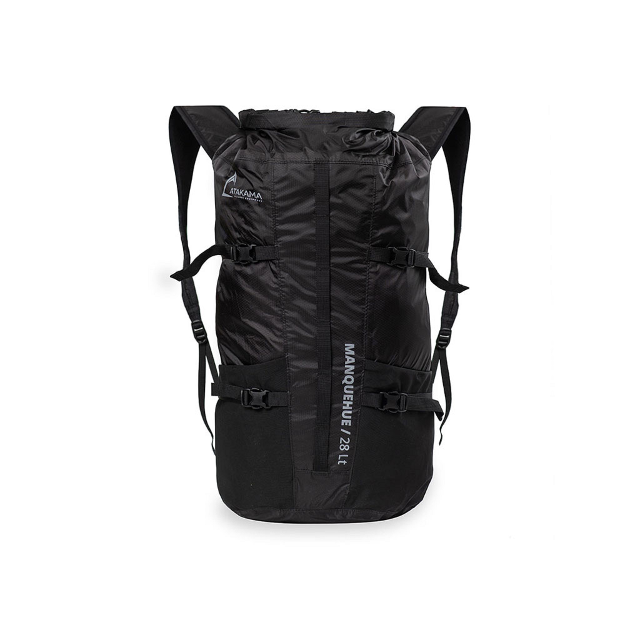MOCHILA PLEGABLE SECA MANQUEHUE NEGRA 28 LT ATAKAMA OUTDOOR - 1