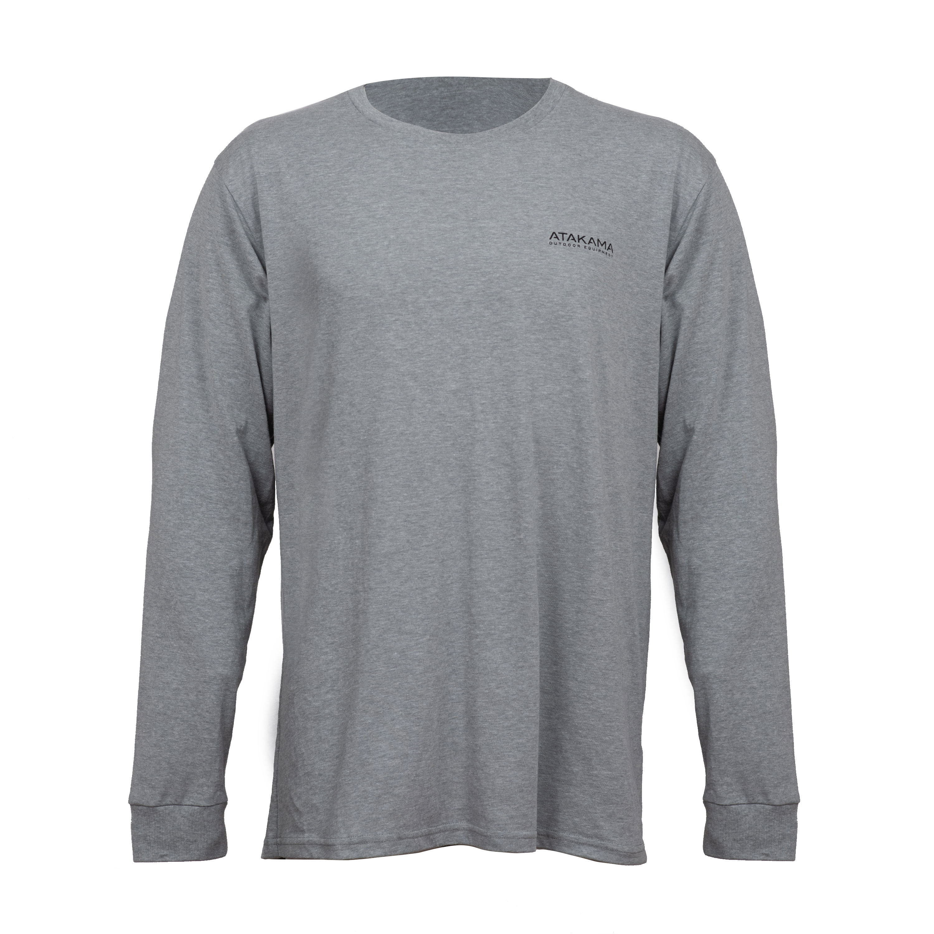 POLERA MANGA LARGA JOROBADA GRIS ATAKAMA OUTDOOR - 1