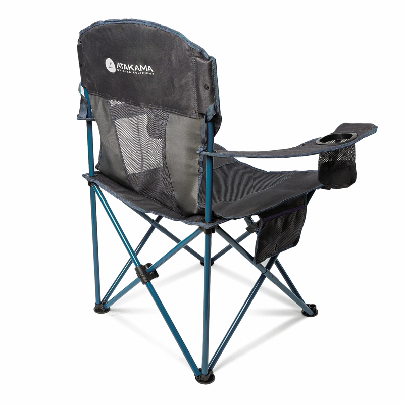 SILLA ATAKAMA OUTDOOR CAMPING LLAIMA XL GRIS AZUL - 3
