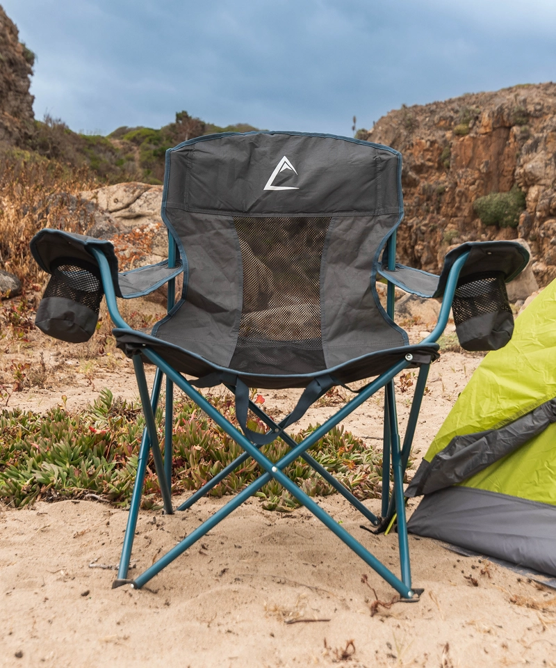 SILLA ATAKAMA OUTDOOR CAMPING LLAIMA XL GRIS AZUL - 8