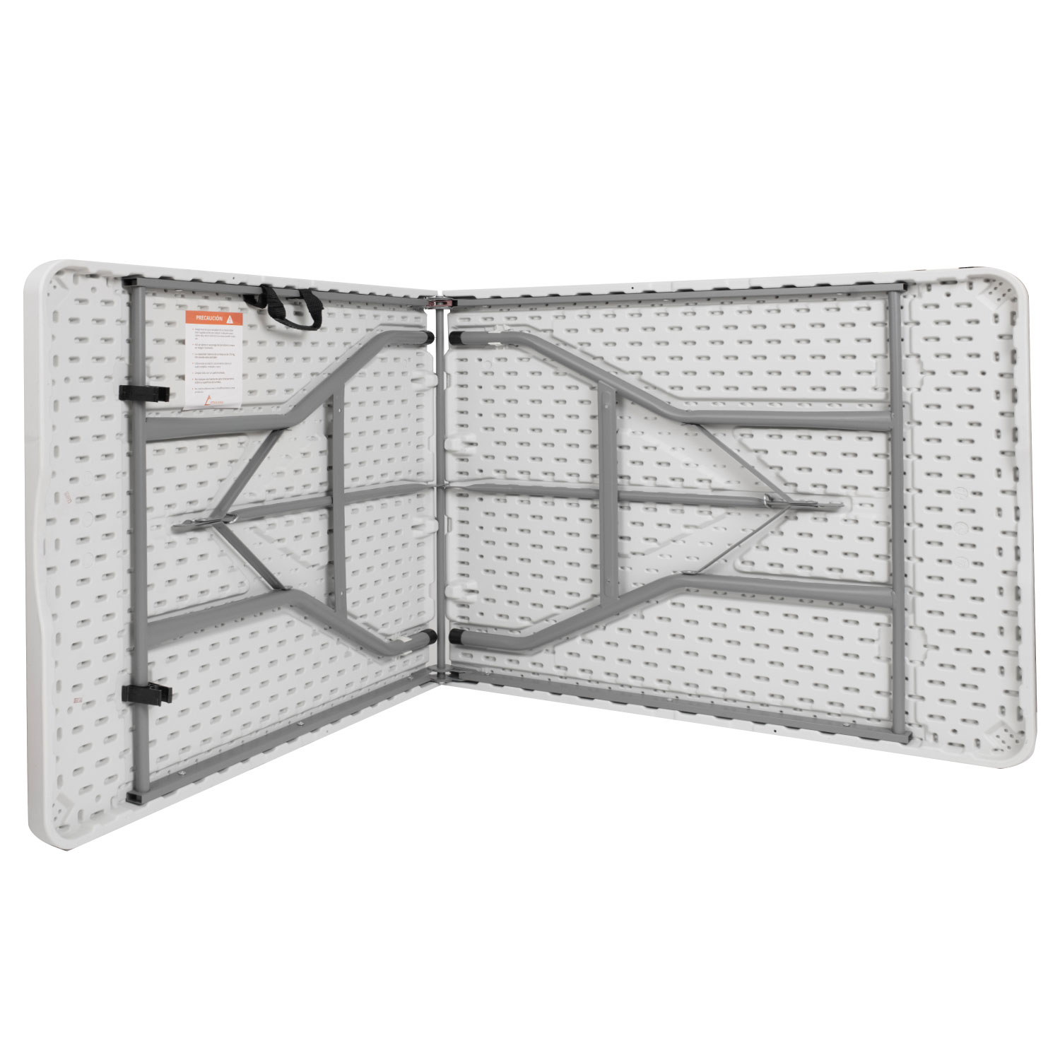 MESA DE CAMPING ATAKAMA OUTDOOR PLEGABLE CALBUCO 180CM BLANCA - 3