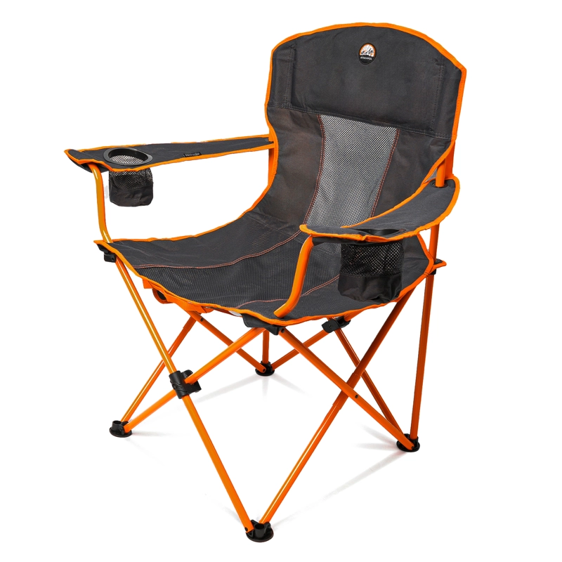SILLA ATAKAMA OUTDOOR CAMPING LLAIMA XL GRIS NARANJO - 2