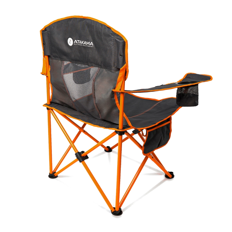 SILLA ATAKAMA OUTDOOR CAMPING LLAIMA XL GRIS NARANJO - 3