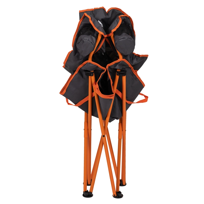 SILLA ATAKAMA OUTDOOR CAMPING LLAIMA XL GRIS NARANJO - 4