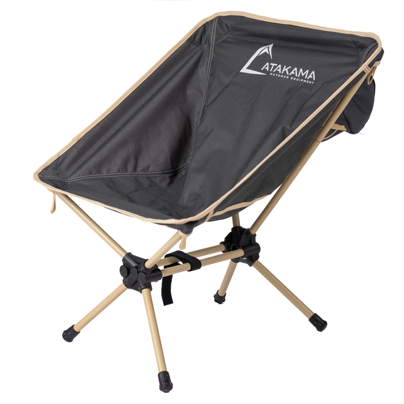 SILLA ATAKAMA OUTDOOR CAMPING LASCAR GRIS BEIGE - 2