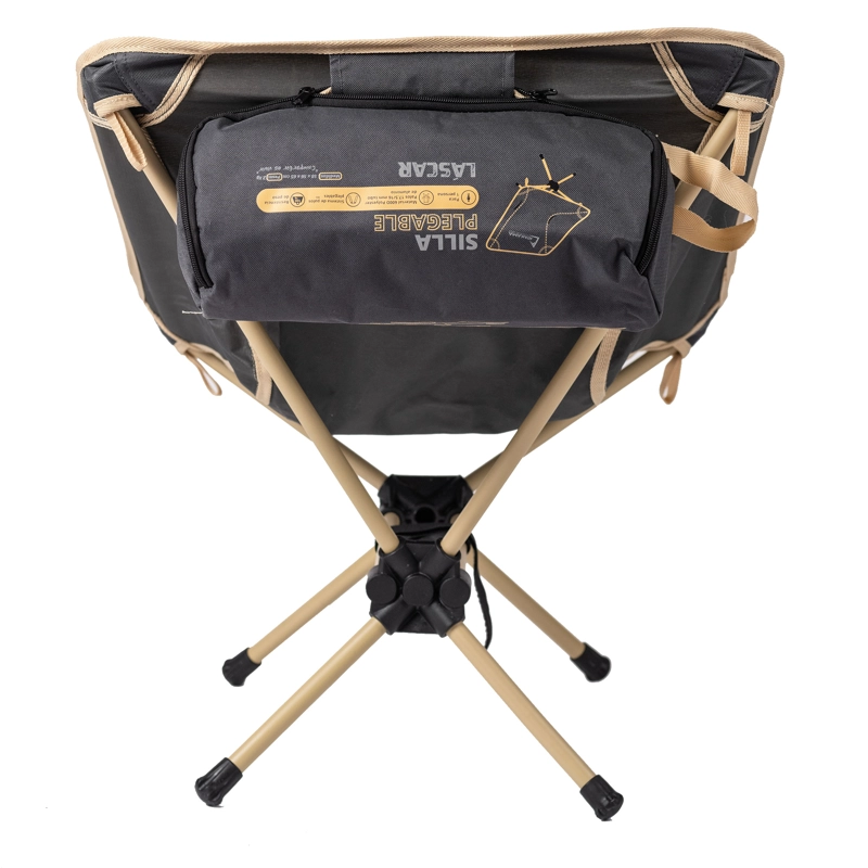 SILLA ATAKAMA OUTDOOR CAMPING LASCAR GRIS BEIGE - 3
