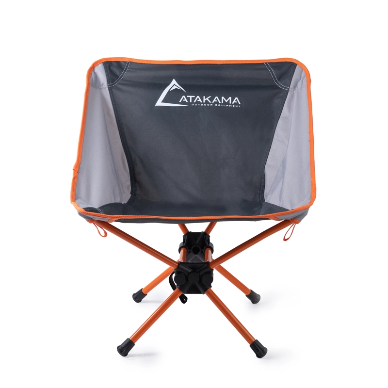 SILLA ATAKAMA OUTDOOR CAMPING LASCAR GRIS NARANJO - 1