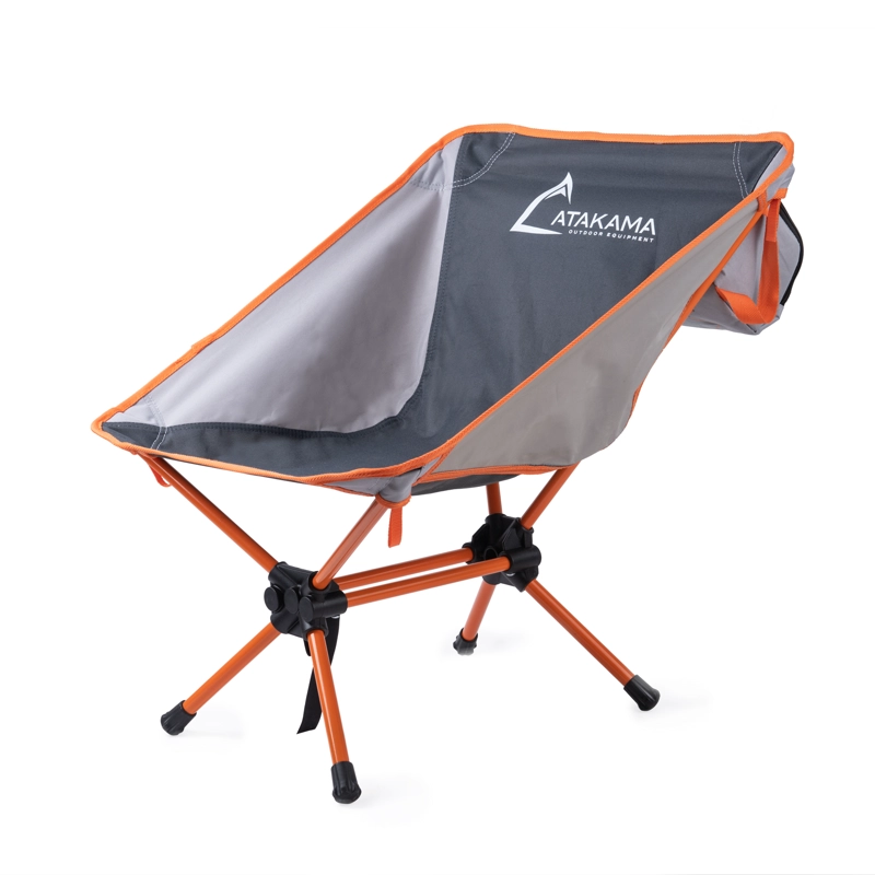 SILLA ATAKAMA OUTDOOR CAMPING LASCAR GRIS NARANJO - 2