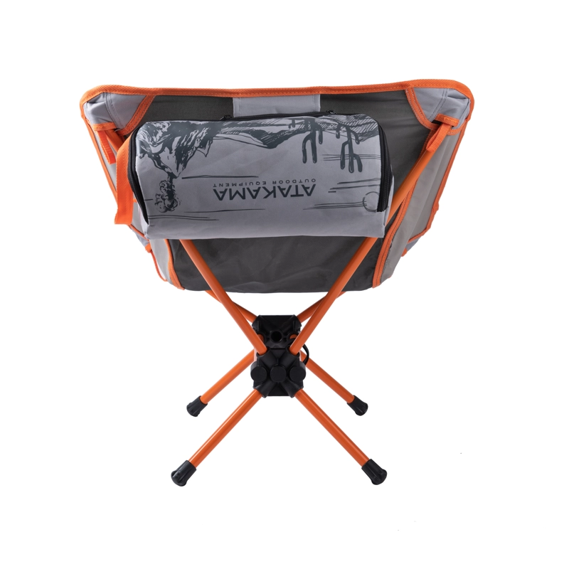 SILLA ATAKAMA OUTDOOR CAMPING LASCAR GRIS NARANJO - 3