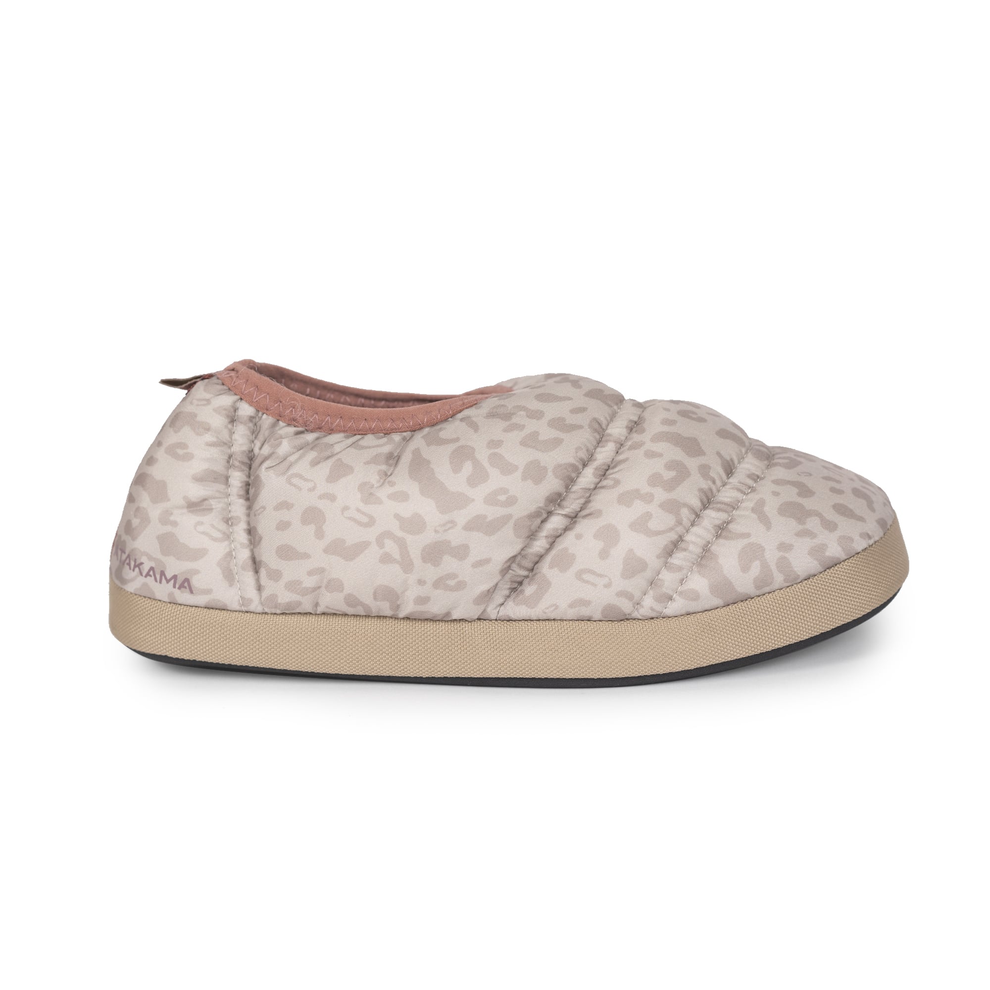 PANTUFLAS ATAKAMA OUTDOOR TÉRMICA NIÑO ANIMAL PRINT BEIGE - 1
