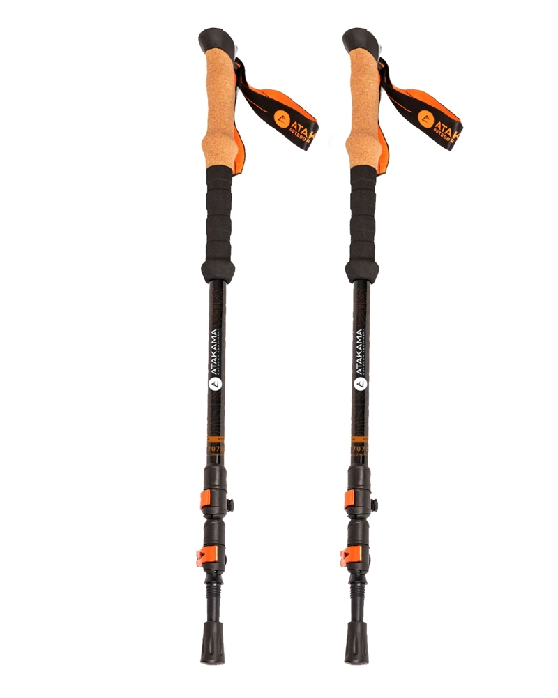 BASTONES ATAKAMA OUTDOOR ALUMINIO DE TREKKING QUEULAT - 1