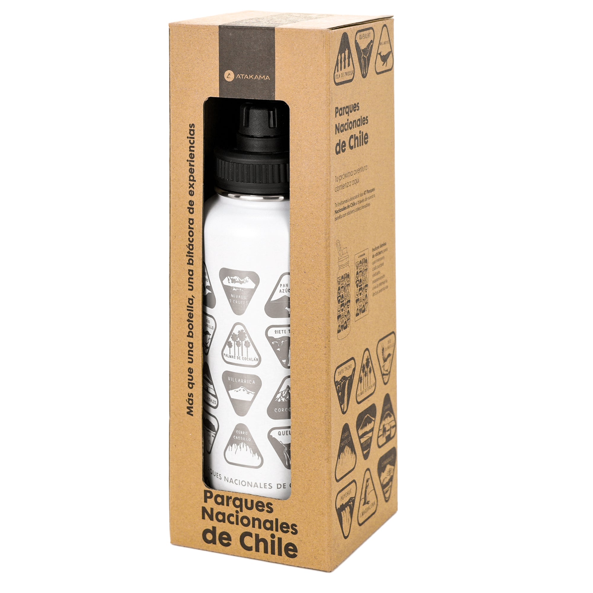 BOTELLA ATAKAMA OUTDOOR 1 L TÉRMICA PARQUES NACIONALES COLECCIONABLES T - 5