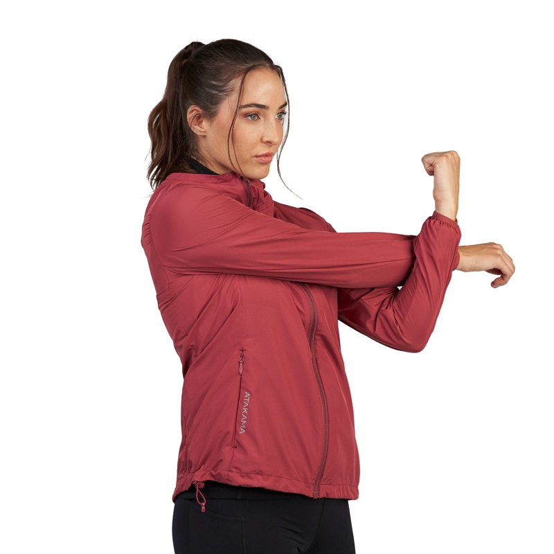 CHAQUETA CORTAVIENTO ULTRALIGERO MUJER DECLIVE ROSADO COPIHUE - 3