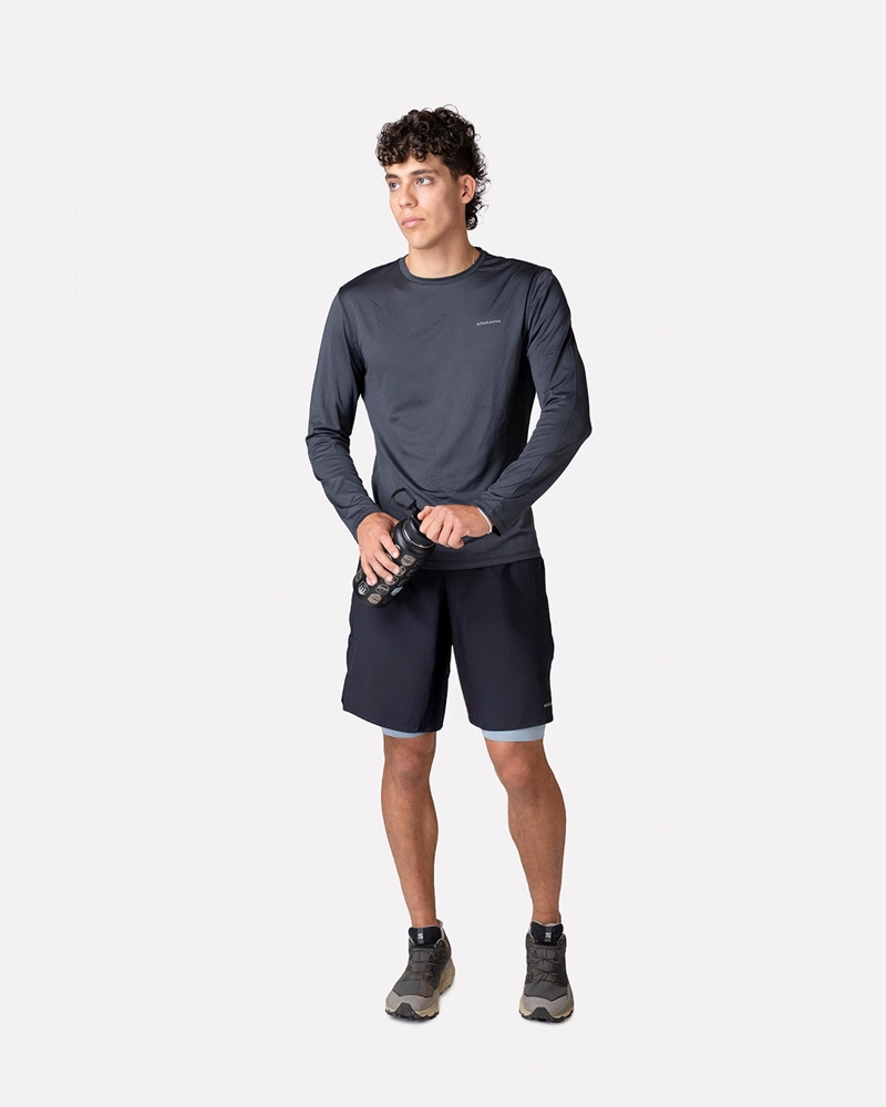 PRIMERA CAPA ULTRA LIGERA HOMBRE GRIS ATAKAMA OUTDOOR - 3