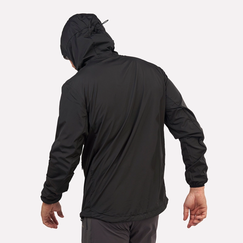 CHAQUETA CORTAVIENTO ULTRALIGERO HOMBRE DECLIVE NEGRO - 5