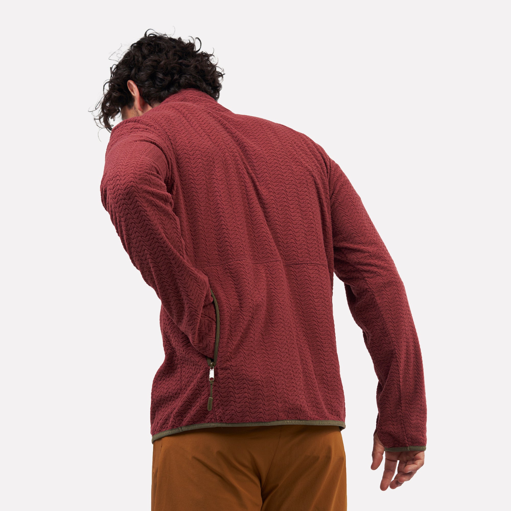 POLAR FLEECE ULTRALIGERO HOMBRE 1/4-ZIP VOLCA BURDEO - 5