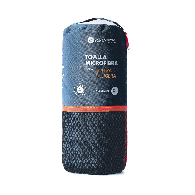 TOALLA MICROFIBRA ULTRA LIGERA  MAULLIN AZUL MARINO XL ATAKAMA OUTDOOR - 5