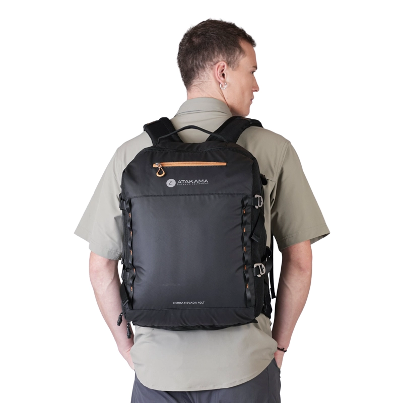 MOCHILA DE VIAJE  SIERRA NEVADA NEGRA 40 LT ATAKAMA OUTDOOR - 11